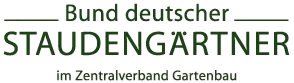 Logo „Bund deutscher Staudengärtner“ – Fachverband für Staudenkulturen und professionelle Staudenproduktion in Deutschland.