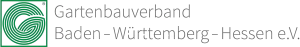 Logo „Gartenbauverband Baden-Württemberg-Hessen e.V.“ – Interessenvertretung und Netzwerk für Gartenbau-Betriebe.